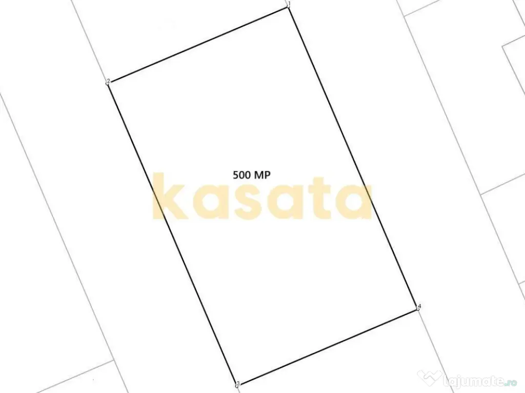 Teren de vânzare –Loturi - 500 mp, deschidere 29 ml | ... 