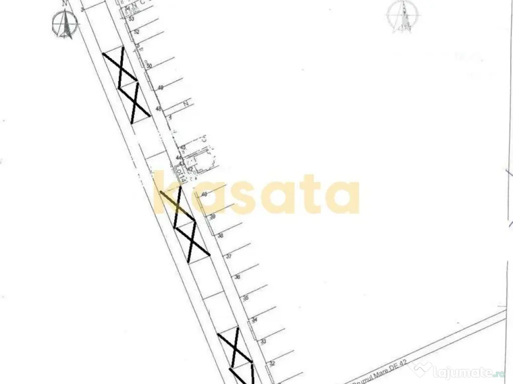 Teren de vânzare –Loturi - 500 mp, deschidere 29 ml | ... 