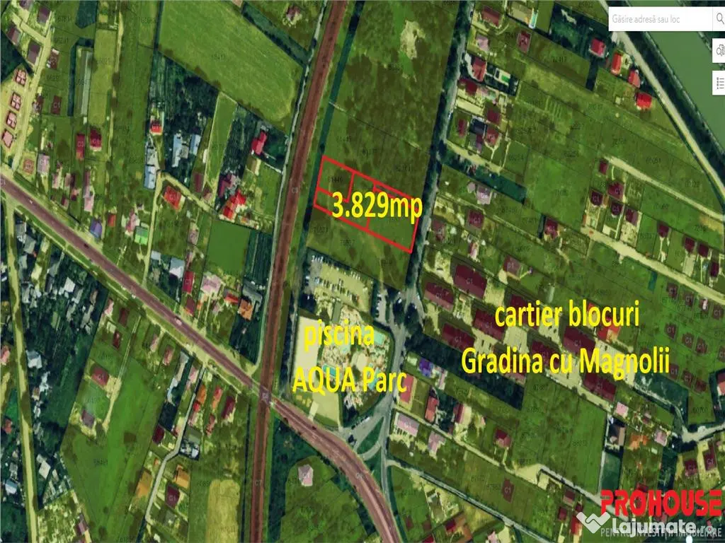 Parc Gheraiesti - str. Lunca Bistritei - 3.829mp 