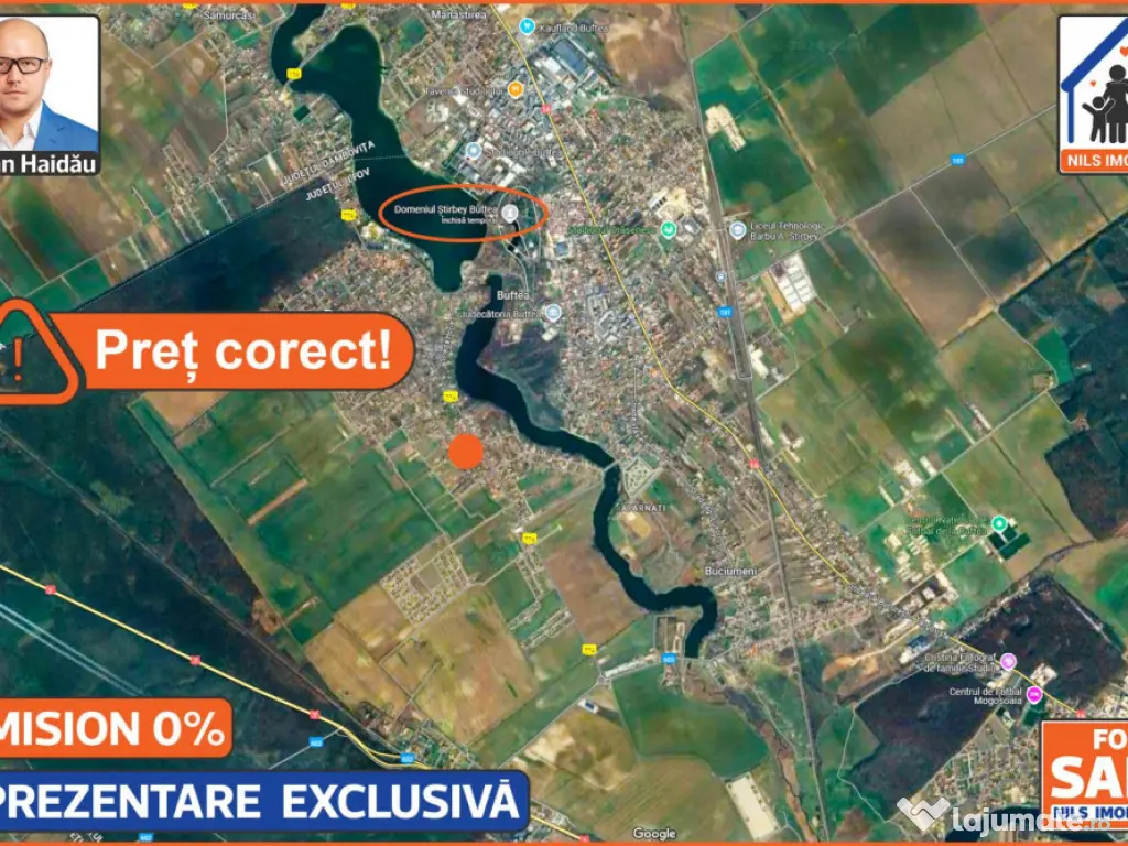 Teren intravilan | 3573mp | Toate utilitatile! | Buftea IF 