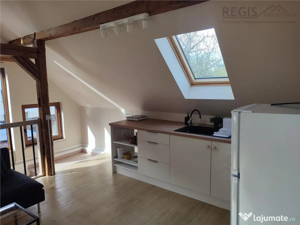 Apartament modern la curte 