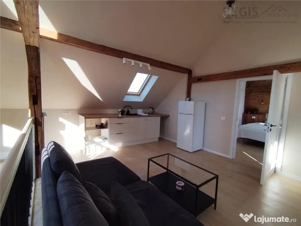 Apartament modern la curte 