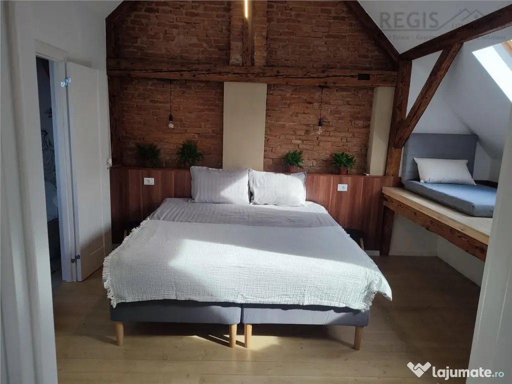 Apartament modern la curte 