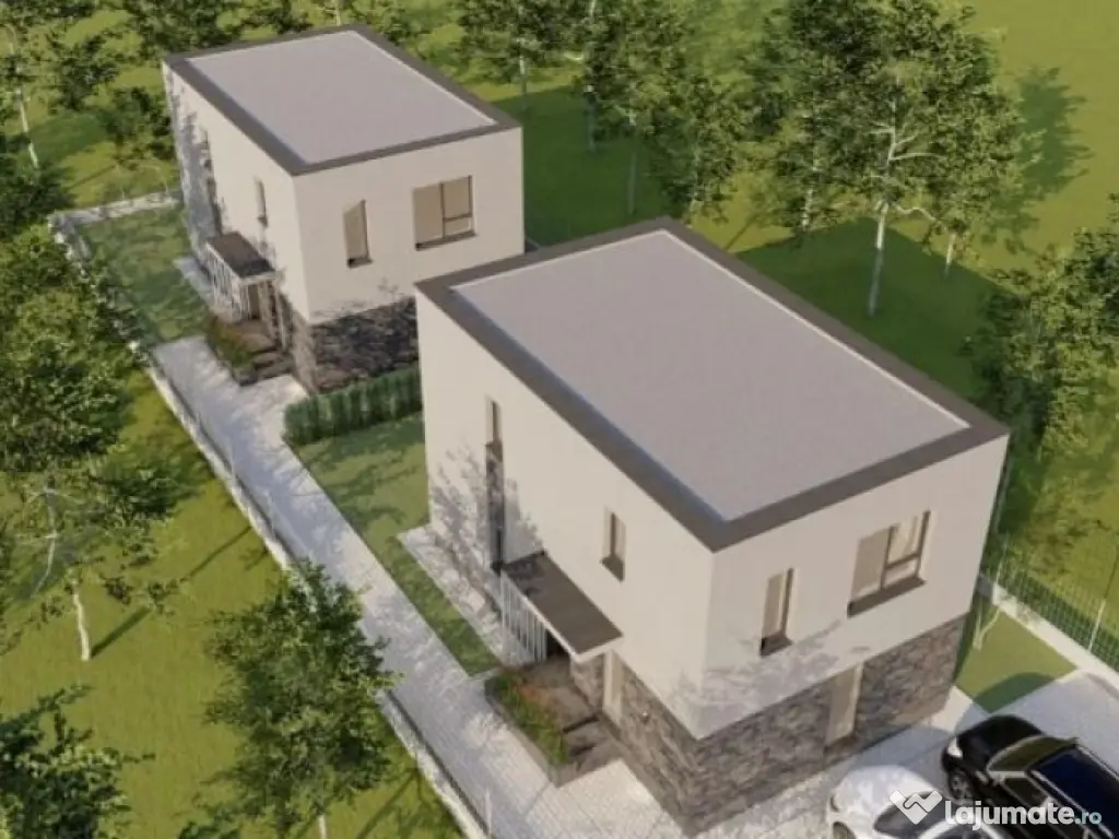 Vila ind.3cam+2bai+2parcari+192mp curte/centru Popesti-Le... 