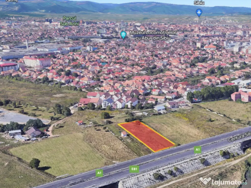 Teren intravilan cu PUZ 2500mp Lazaret 