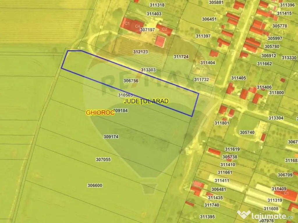 Teren 6,400mp Minis / Strada Traian Fidrich