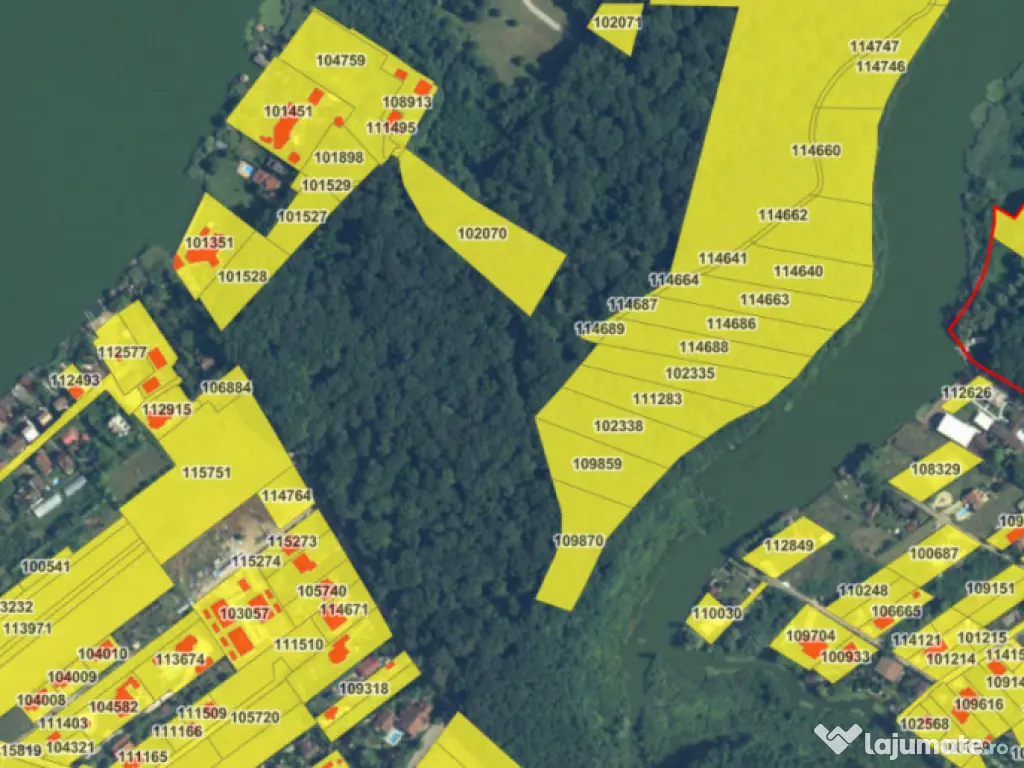 Teren de Vis pe malul lacului Snagov / 4000 mp in inima Natu