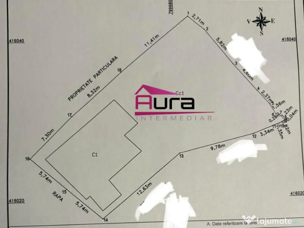 Teren plus casa demolabila ,zona Orizontului