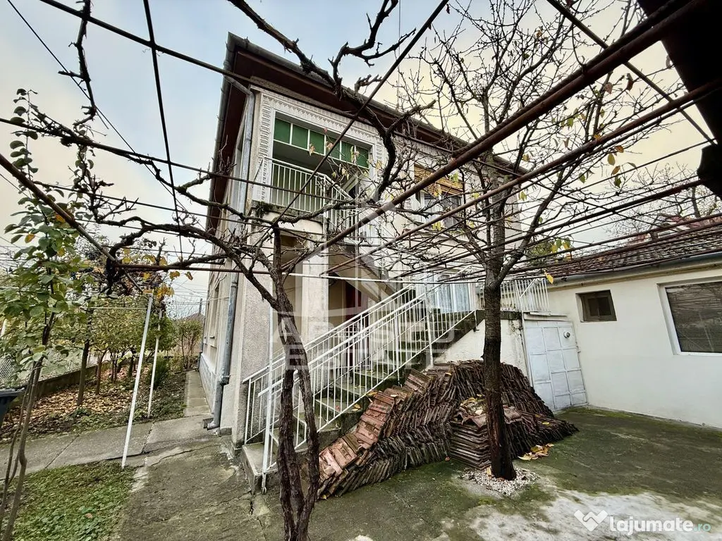 Casa individuala cu 2 fronturi stradale, teren 480mp, zon...