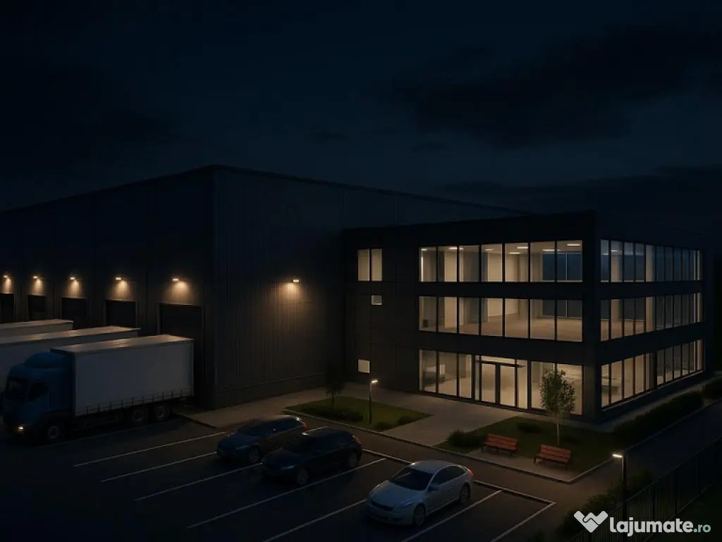 Spatii industriale si birouri 5100 mp in Popesti-Leordeni 