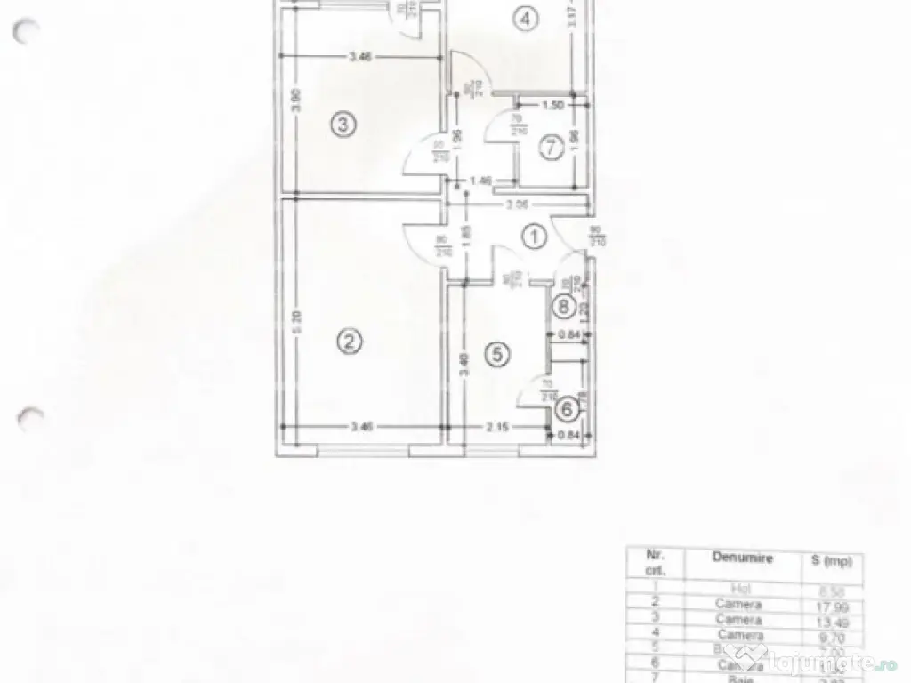 APARTAMENT 3 CAMERE DRUMUL TABEREI 