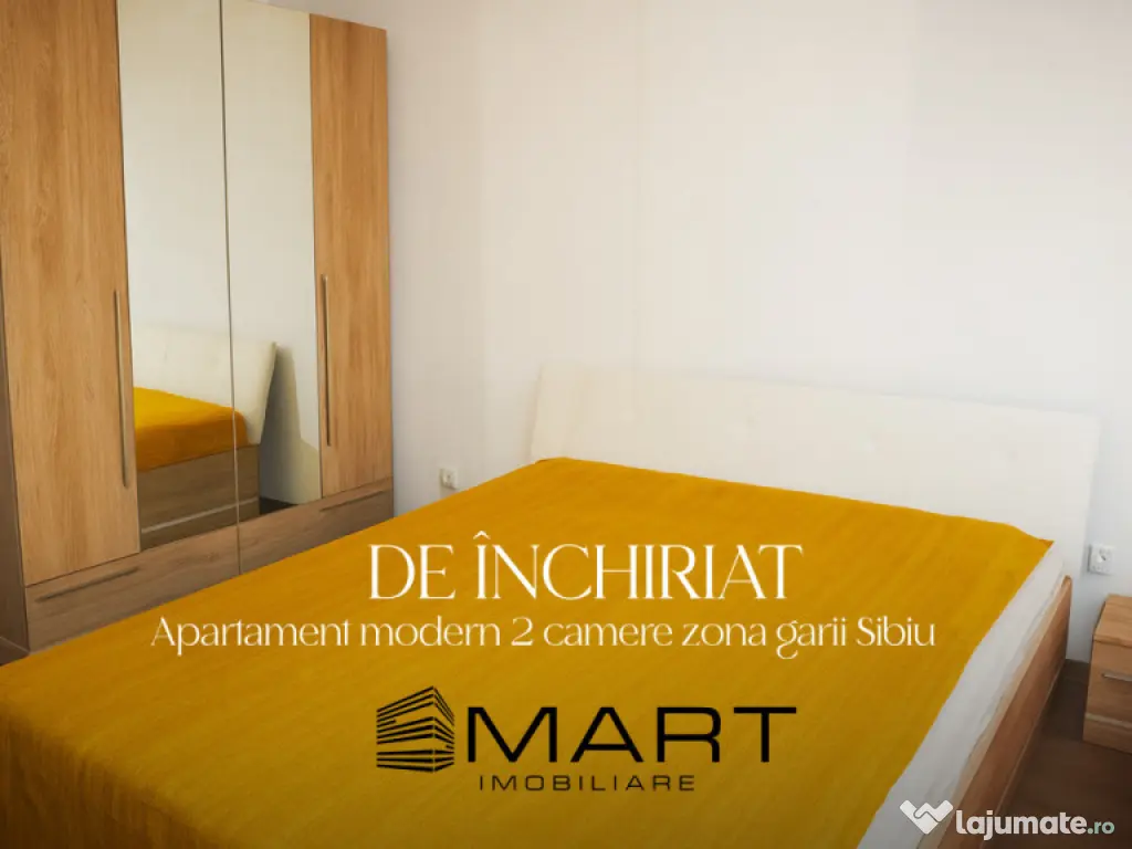 Apartament modern 2 camere zona Gării Sibiu