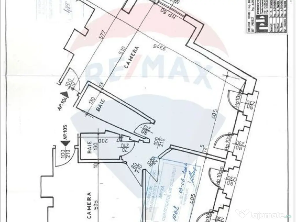 Apartament cu 2 camere de vanzare in Calea Victoriei nr 1 