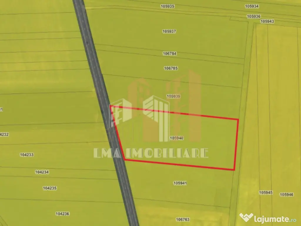 Teren intravilan industrial DN 13 Calea Feldioarei Brasov