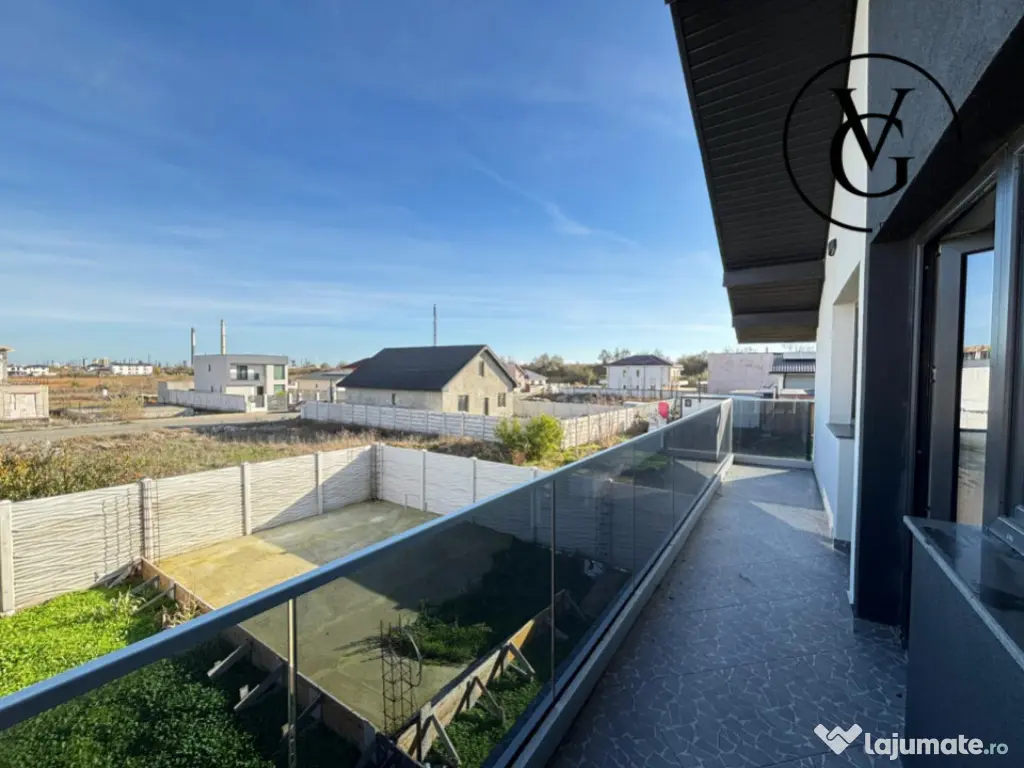 Vila P+M, 5 Camere, 450 mp teren, Midia Sat