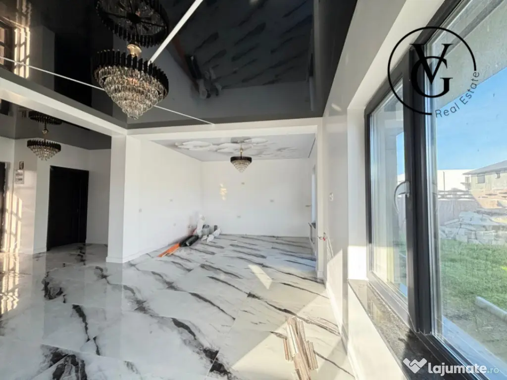 Vila P+M, 5 Camere, 450 mp teren, Midia Sat