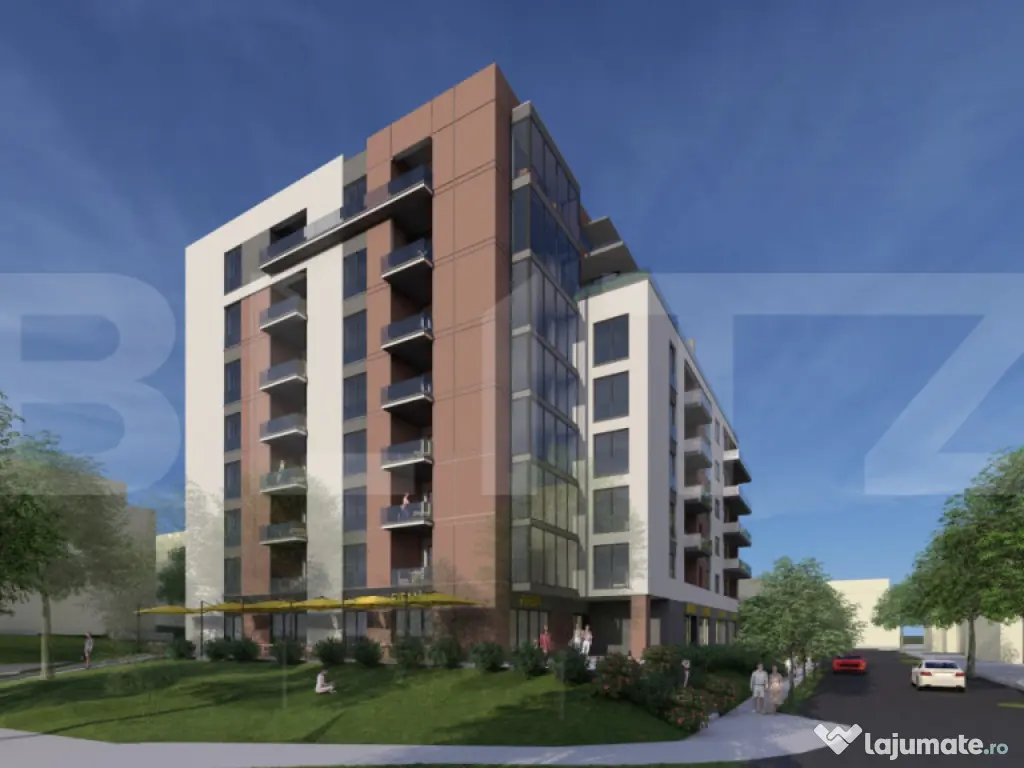 Apartament cu 2 camere, 57 mp, bloc nou - zona Andrei Muresa