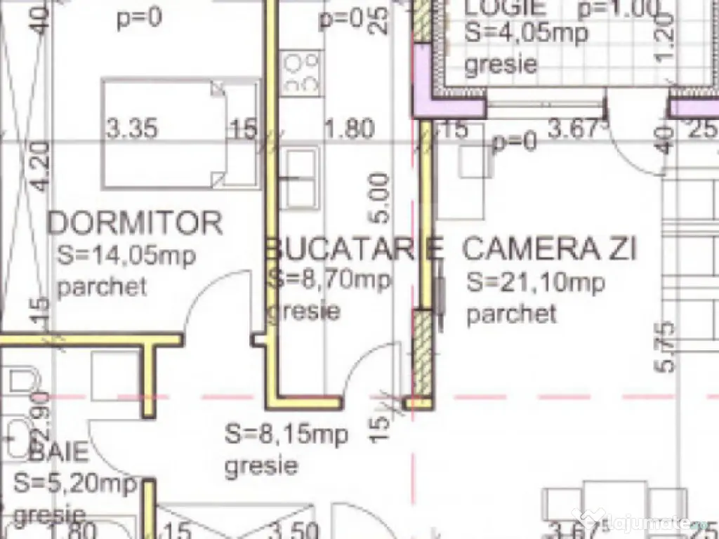 Apartament cu 2 camere, 57 mp, bloc nou - zona Andrei Muresa