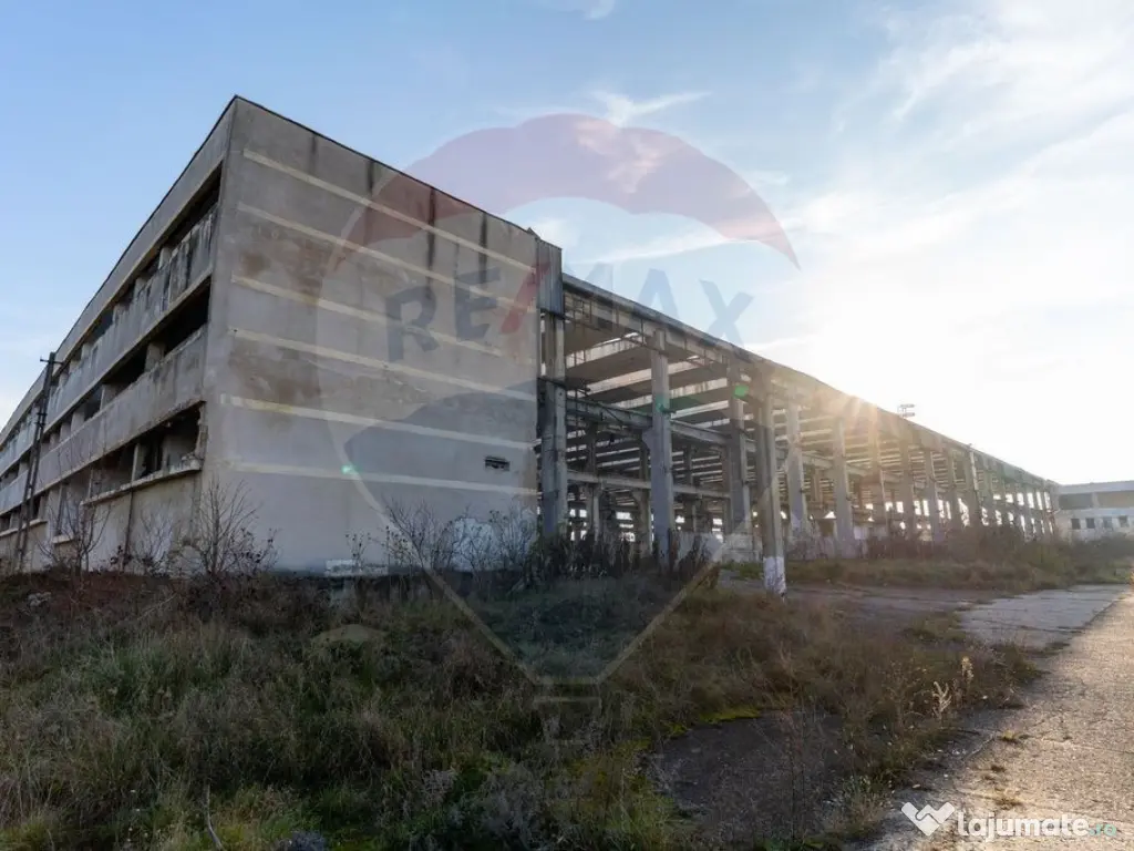 Teren industrial Orastie 13,5 ha cu hale fosta platforma ... 