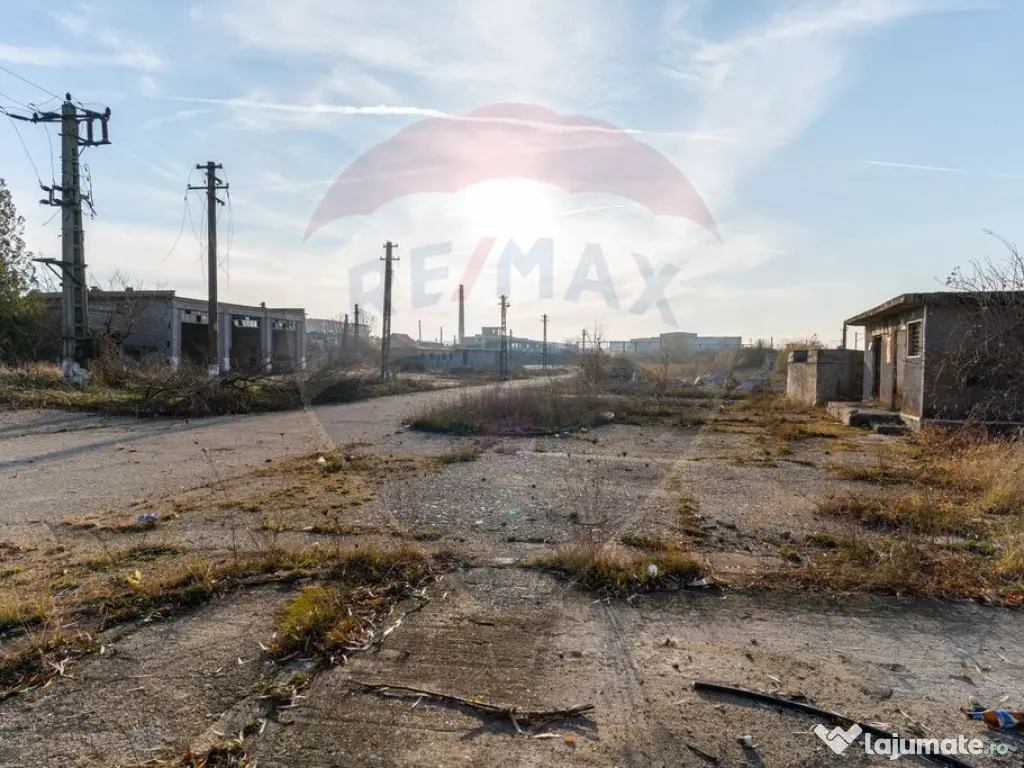 Teren industrial Orastie 13,5 ha cu hale fosta platforma ... 