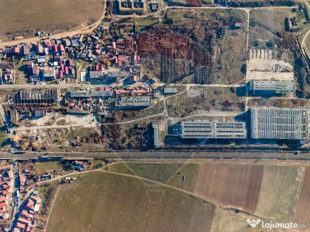 Teren industrial Orastie 13,5 ha cu hale fosta platforma ... 