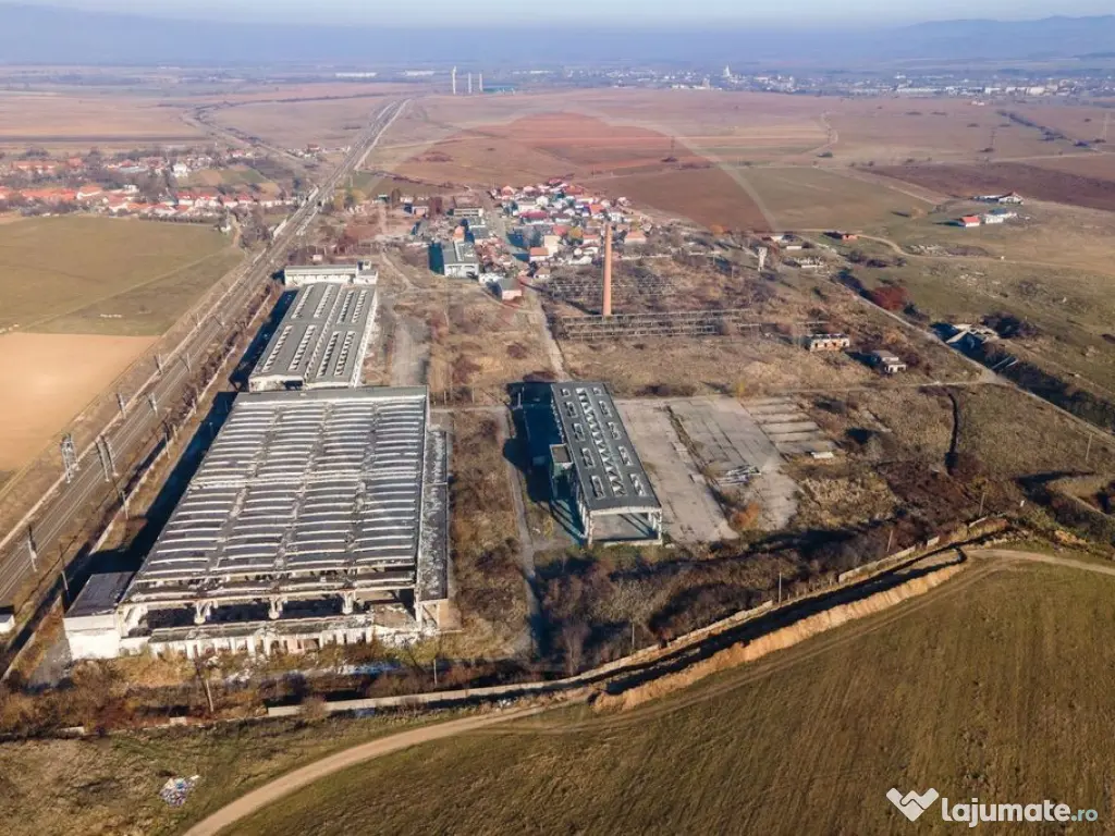 Teren industrial Orastie 13,5 ha cu hale fosta platforma ... 