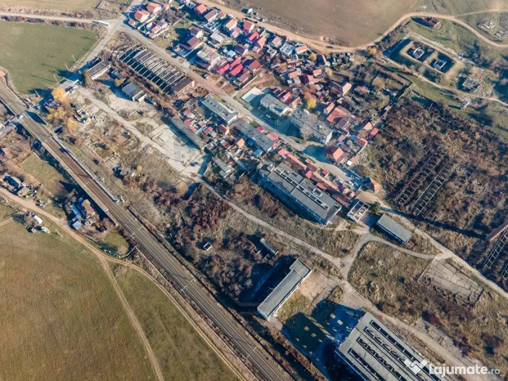 Teren industrial Orastie 13,5 ha cu hale fosta platforma ... 