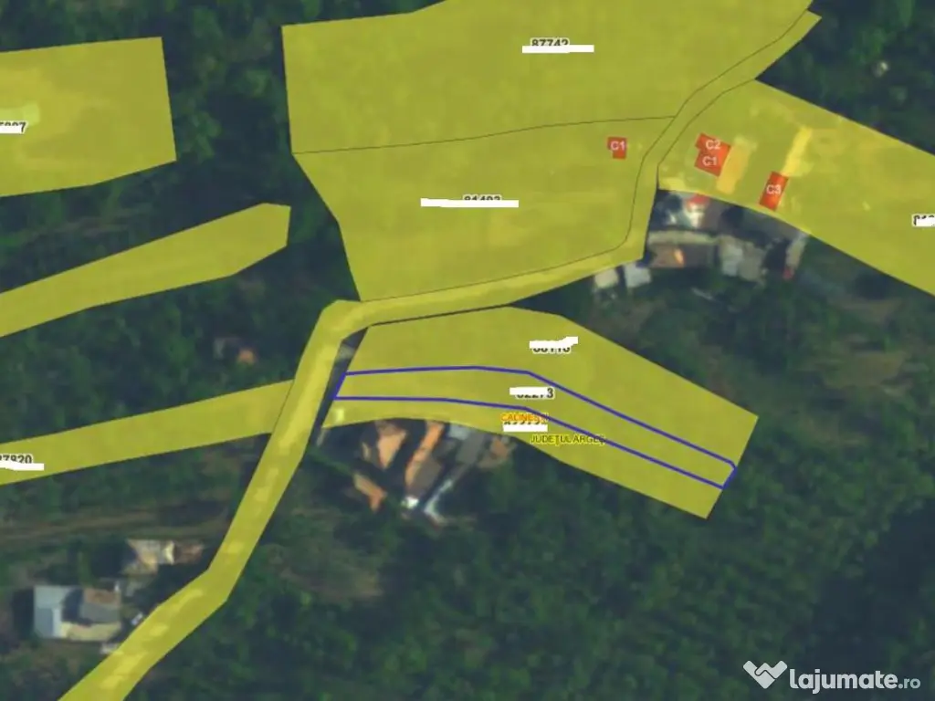 Teren intravilan- Com. Calinesti, jud. Arges 