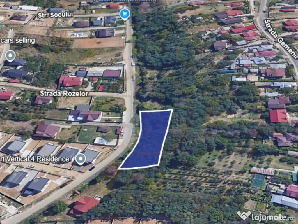 Teren intravilan 1299 MP Geamana, Pitesti – zona excelen 