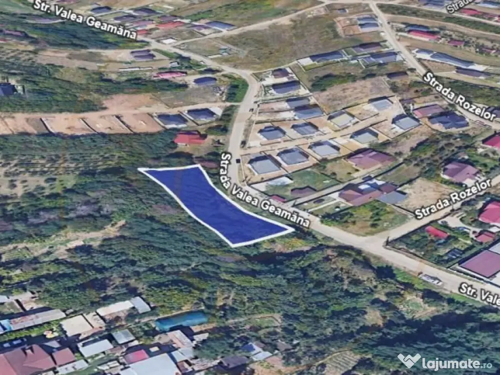 Teren intravilan 1299 MP Geamana, Pitesti – zona excelen 