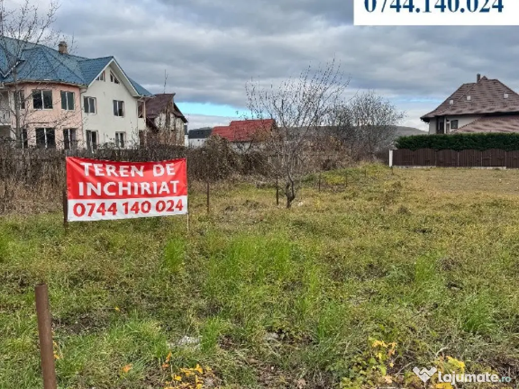 Teren de închiriat – Str. Fermelor – 700 Eur/lunar 