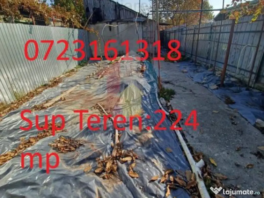 Teren 224 mp deschidere 7 m, Radu Negru- Buzaului -spital Ju