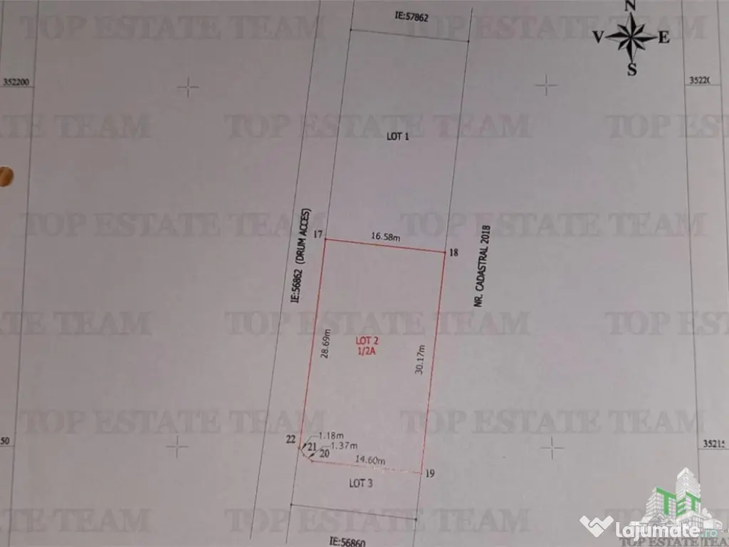Teren Peris Ilfov/ 500 mp pentru casa/acces rapid DN1 