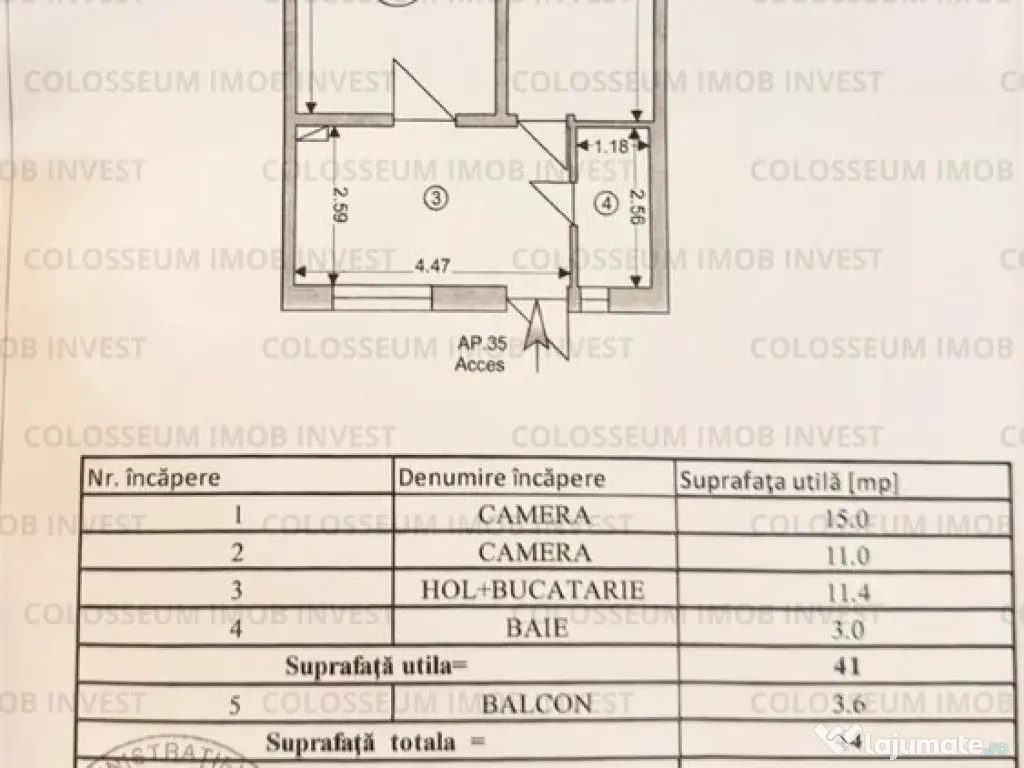 Apartament 2 camere-zona Grivitei-Onix 