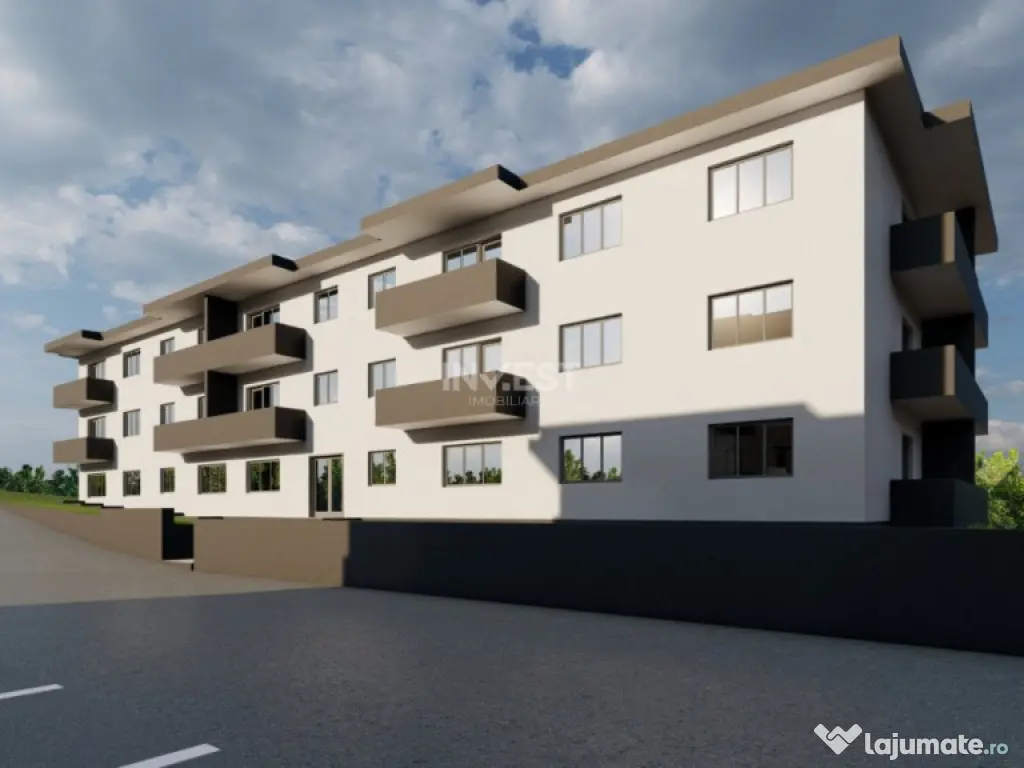 Apartament nou cu 2 camere decomandat - 57,7 MP