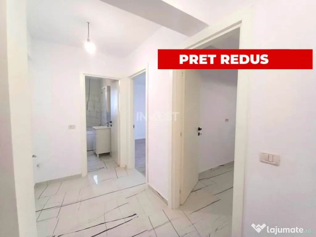 Apartament nou cu 2 camere decomandat - 57,7 MP