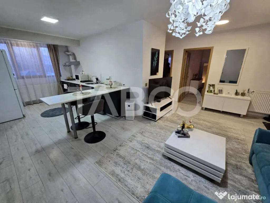 Apartament 3 camere de vanzare decomandat mobilat utilat Til