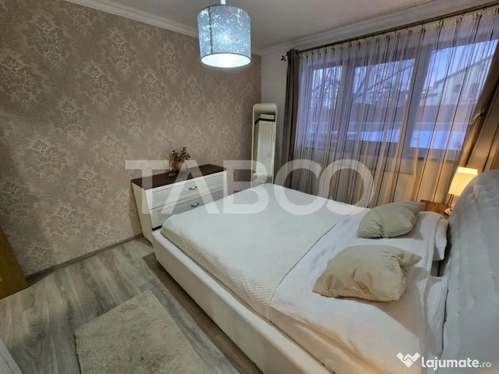 Apartament 3 camere de vanzare decomandat mobilat utilat Til