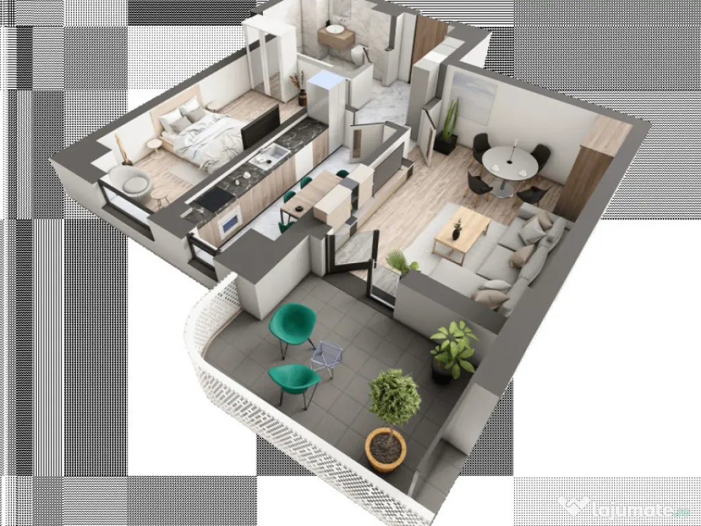 Apartament cu 3 cam | Finalizare 2026 | Direct dezvoltator | 