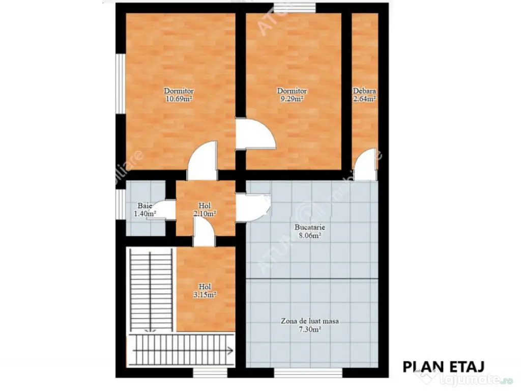 Casa individuala cu 4 camere si curte de 575 mp zona Vasile 