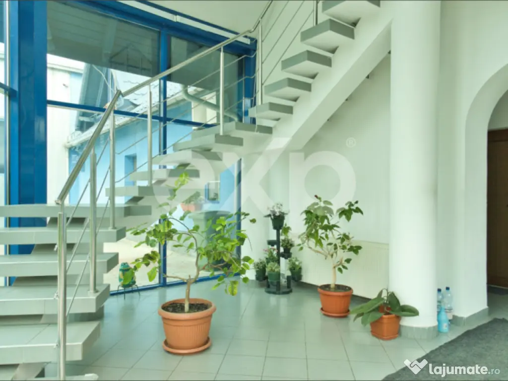 Proprietate industrială cu vizibilitate DN13 – Hală, bir