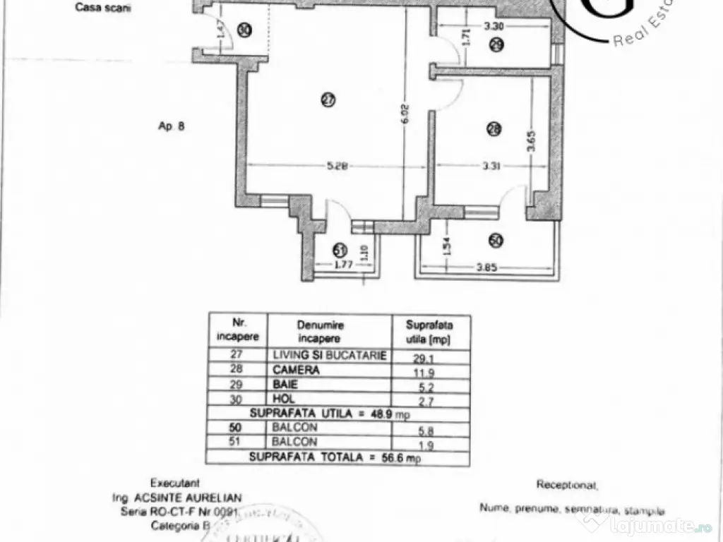Apartament 2 camere Complex rezidential South Side 