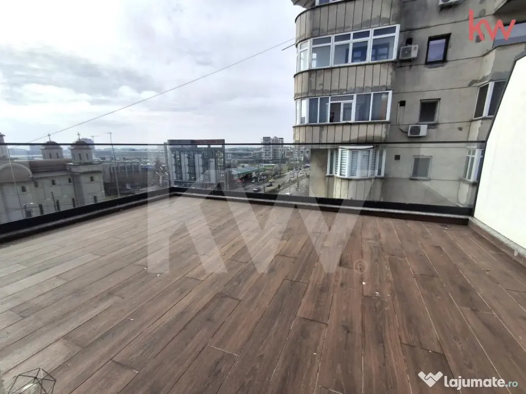 Studio de lux, bloc nou | Terasă mare + Parcare inclusă 