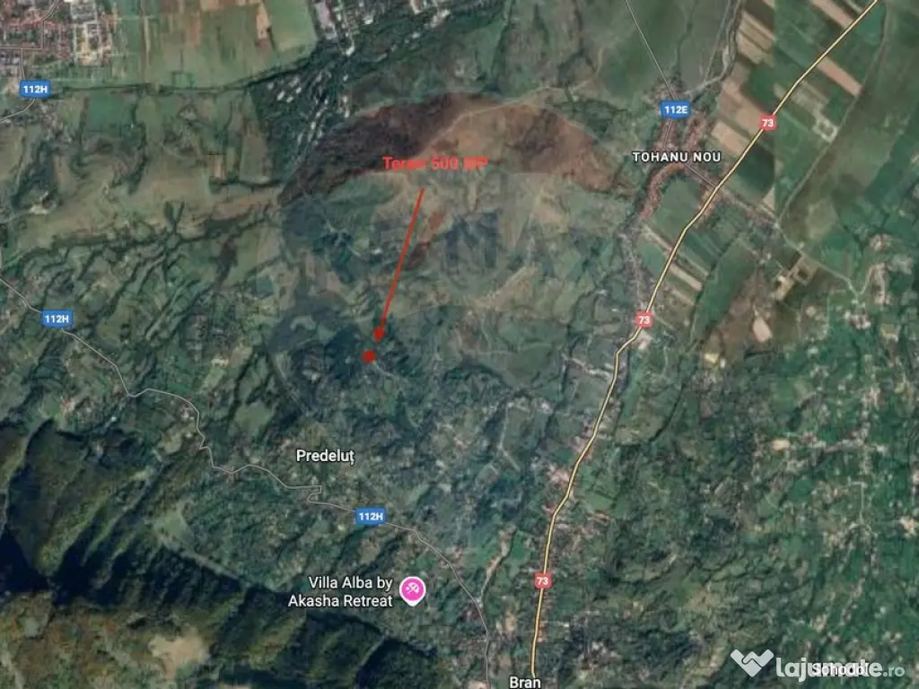 Teren 500 mp între Perdeluț și Tohanul Nou