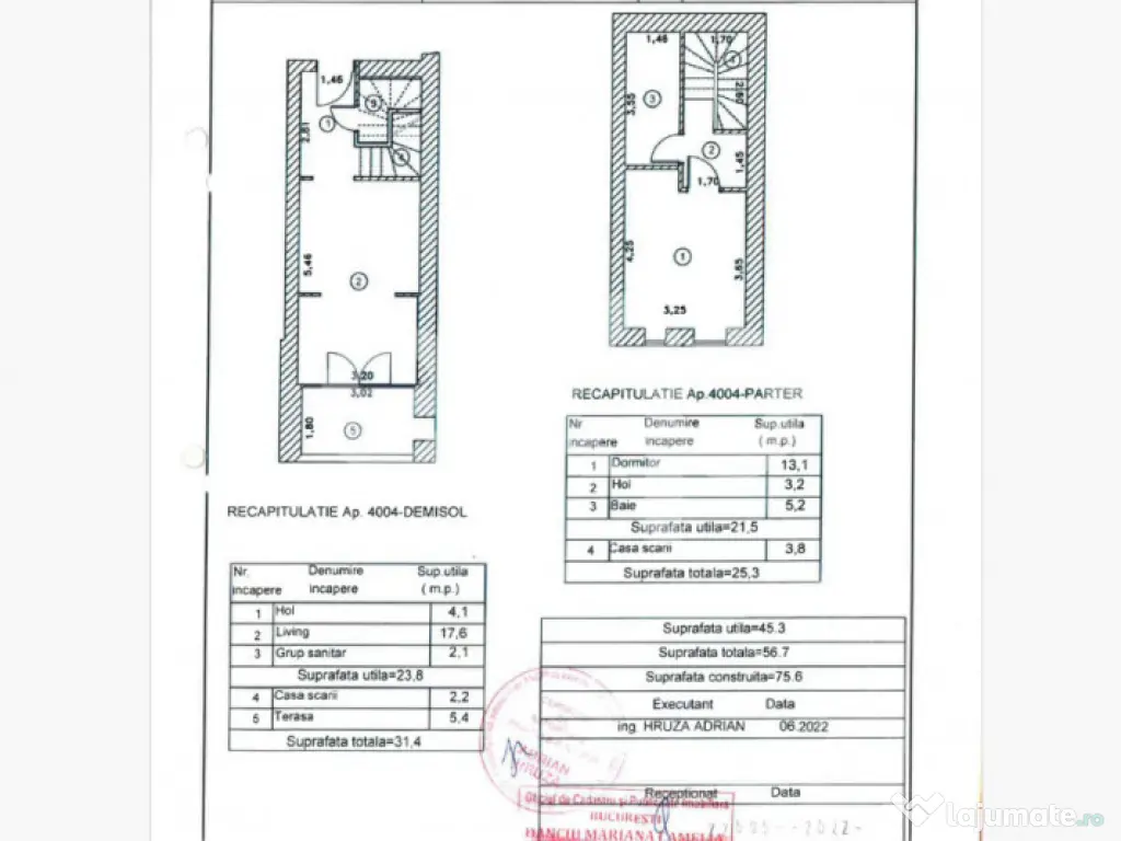 Apartament de vanzare 2 camere- Duplex- Win herastrau- mobil 