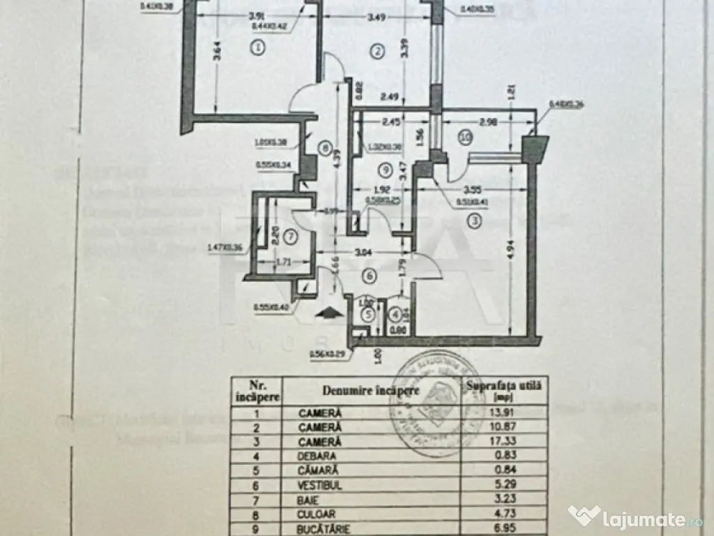 3 Camere | Decomandat | Zona Lujerului