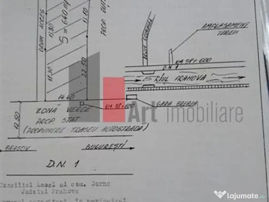 Teren de vanzare Breaza Cornu iesire la DN 1 