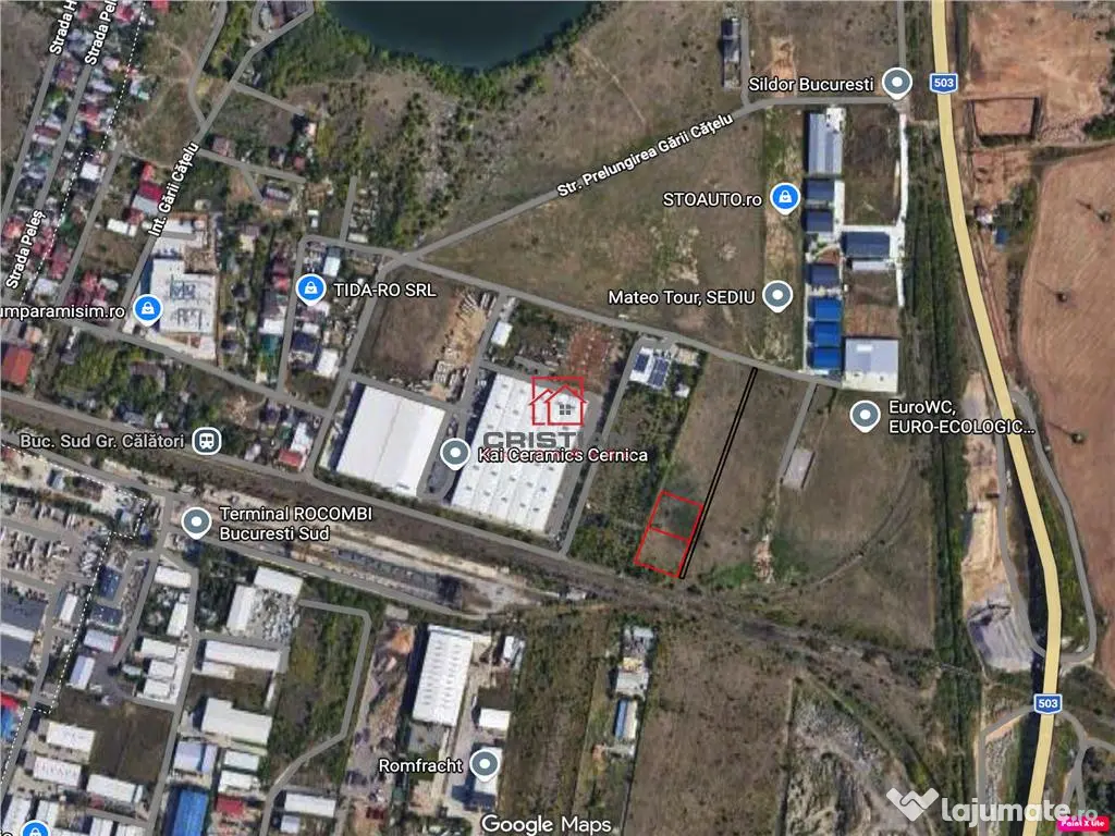 Teren Theodor Pallady - Drumul intre Tarlale - Gara Catelu