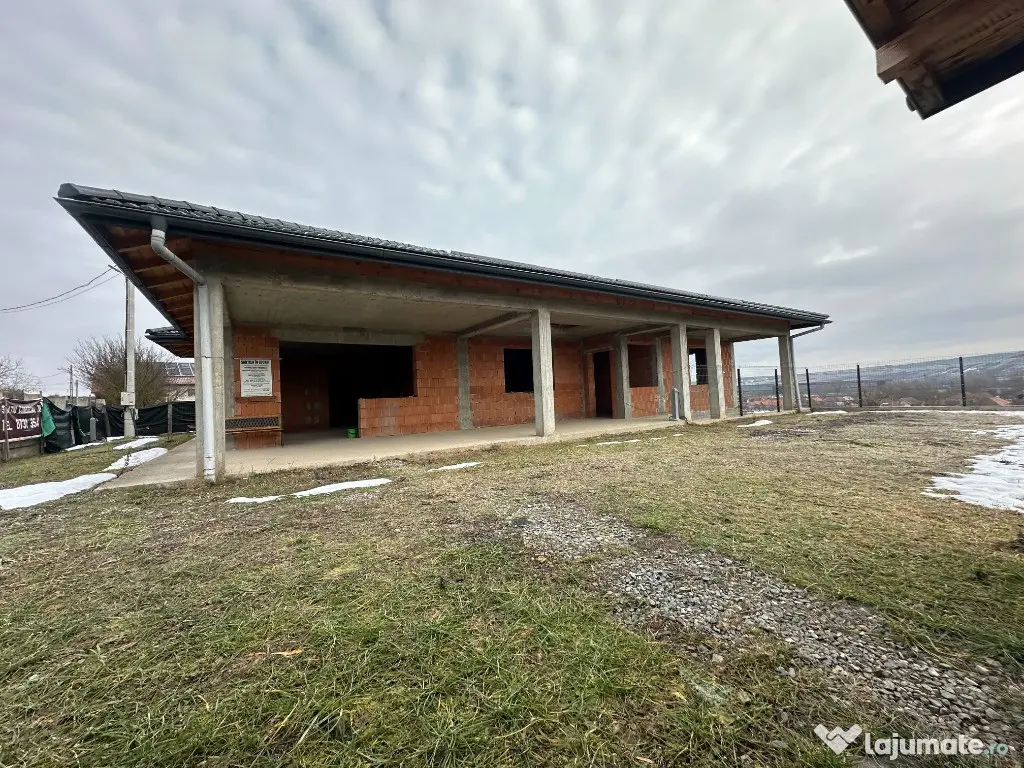 Casa la rosu+teren ST:1800 mp*Pestisu Mare-Deva-Hunedoara+casa veche! 