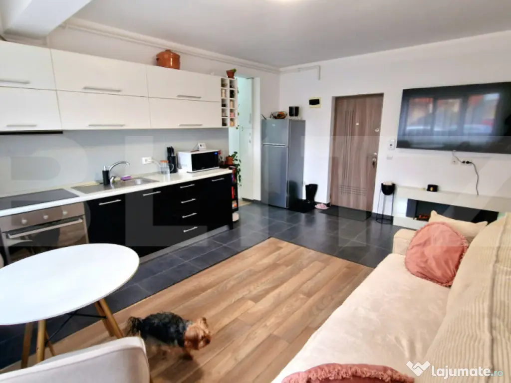 Apartament modern cu 3 camere, gradina, parcare cu CF, zona